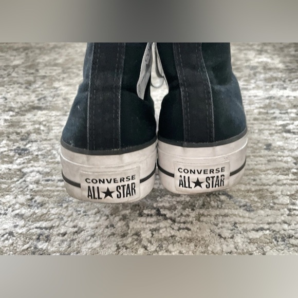 Converse Chuck Taylor All Star Lift Hi Top Sneaker Shoes Black 560845F Women 7 - Picture 6 of 10